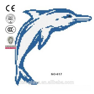 3d floor art Swimming pool mosaic