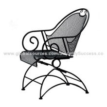 Wrought Iron Chair with Powder Coating, Various Size According Your Size