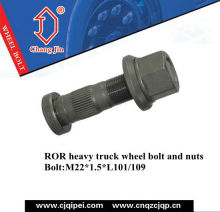 High tensile truck wheel bolt and nuts