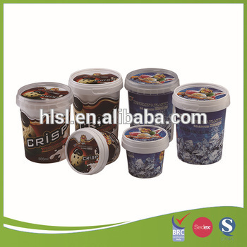 OEM high quality ice cream box with lid