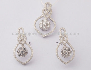 925 silver body costume jewelry set