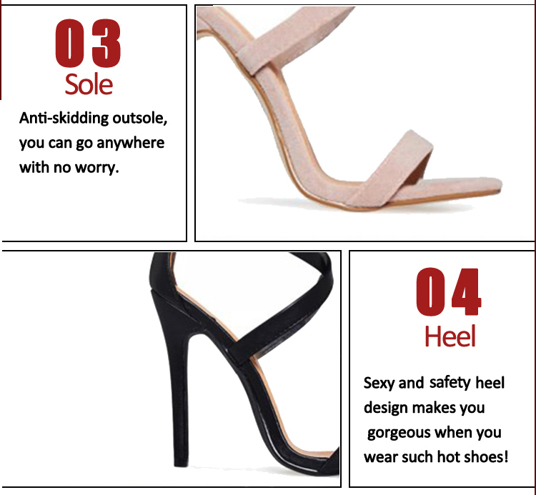 stiletto open toe shoe