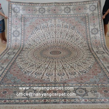 9'x12' Large Handmade Pure Silk Oriental Carpet