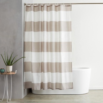 Factory Direct Custom Cheap Waterproof Kitchen Curtains Polyester Fabric Shower Curtain