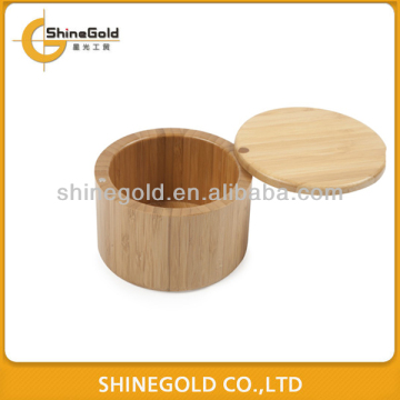 Wooden/bamboo salt box