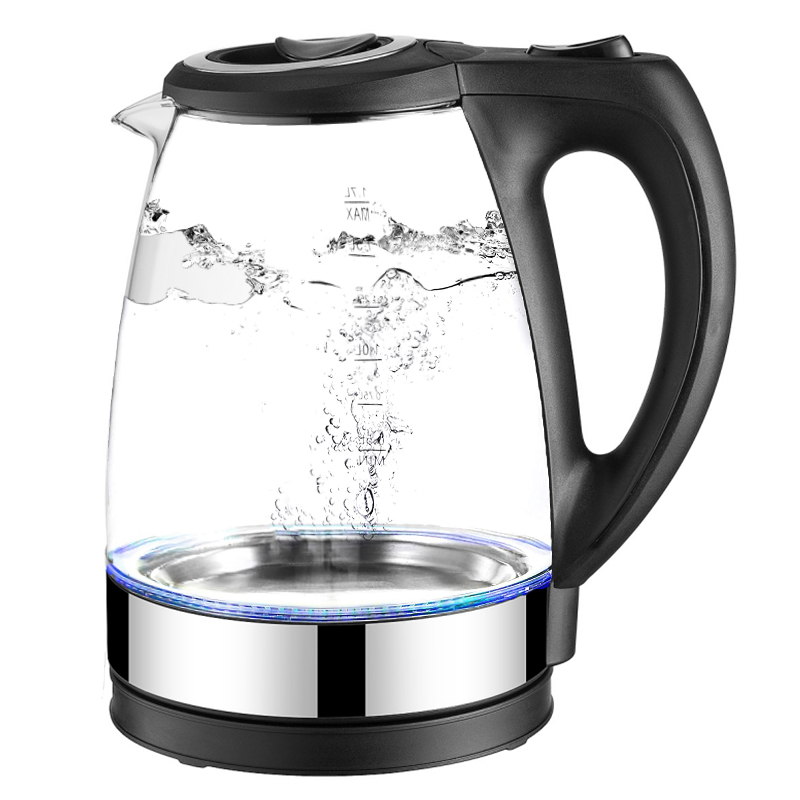 Anbolife 1.7L keep long warm whistling tea electric glass kettle with Blue LED Indicator Light, BPA-Free Tea Kettle