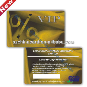 Writable Gold PVC VIP Card