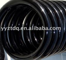 black PU Coiled cable
