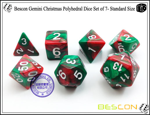 Bescon Weihnachten Würfel-3 Bescon Christmas Dice-3