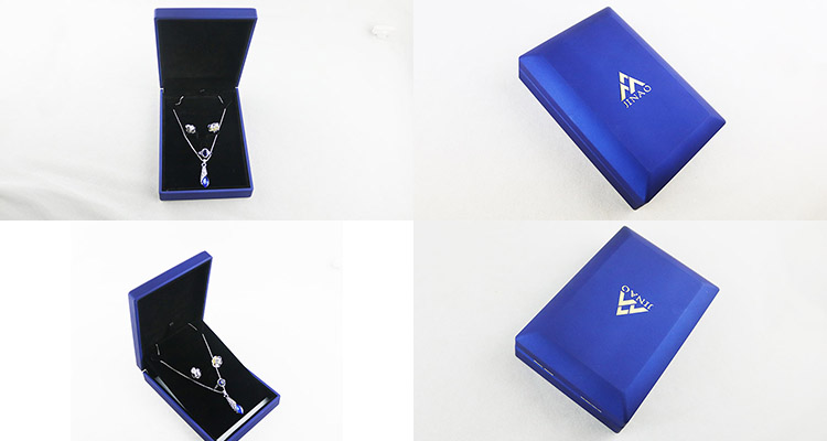 Роскошная шкатулка для ювелирных изделий со светодиодной подсветкой Whole sale custom luxury jewelry box with LED light