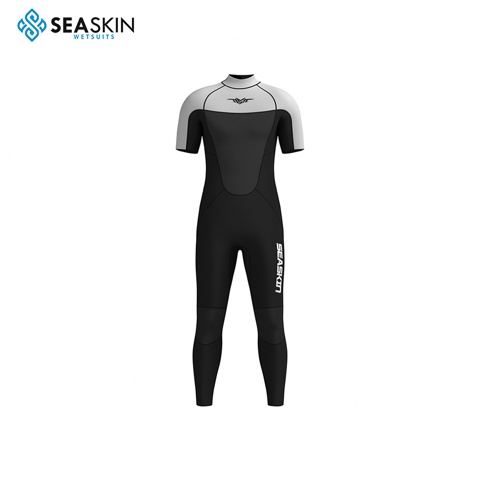 Seaskin 2mm Yeni Wetsuit Erkekler Tek Parça Dalış Dalış Aili