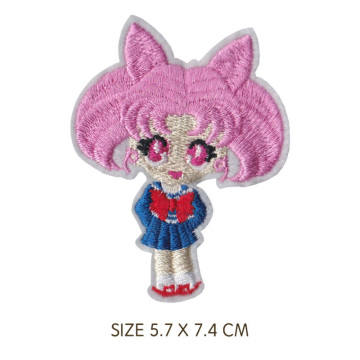 Anime Sailor Moon lron บนแพทช์เย็บปักถักร้อยเสื้อผ้า