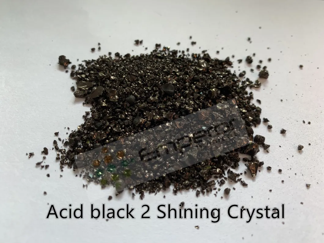 ISO Standard Nigrosine Black Cyrstal Ci Acid Black 2 Leather Wool Dyes