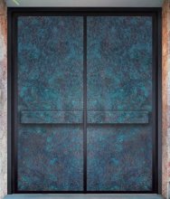 Modern minimalist style security door