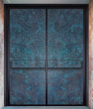 Modern minimalist style security door