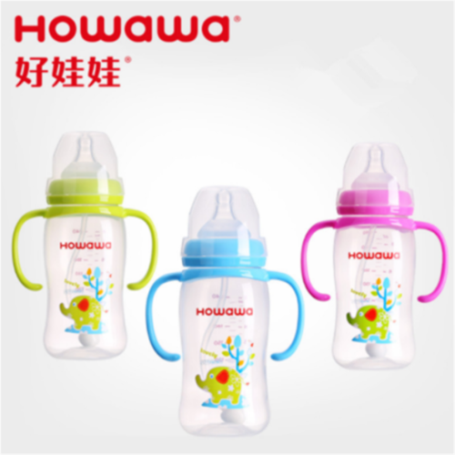 Zuigelings-PP-fles met handvat Baby-zuigfles