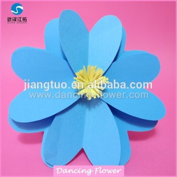 Blue 3D Decorative artificial flowers (TFAM-22)