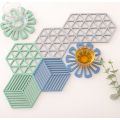 Wholesale European Style Flower Silicone Trivet Mats