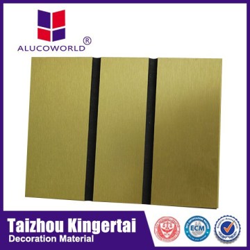 Alucoworld Best selling brushed finish aluminum composite panel production line