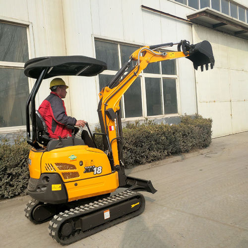 Garden Construction Mini Excavator 1.7ton Micro Small Digge XN18 for Sale Cheap Factory Price With Hydraulic Pilot