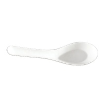 Custom Design Individual Wrapped White Disposable Plastic Spoon for Airline Use
