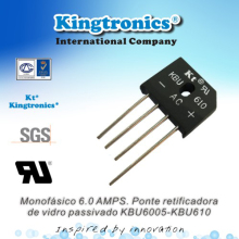 Bridge Rectifiers KBU6005 - KBU610