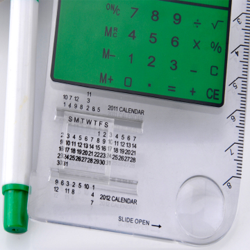 Two Power 8 Digit Calculator with Calendar and Magnifier