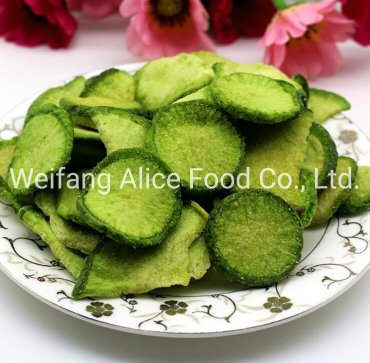 Vacuum Fried Green Radish Chips for All Age People