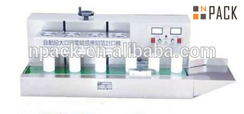 Continous bottle aluminum foil sealing machine