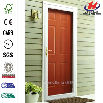 White Fullview Storm Wooden Door