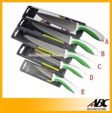 Fashion Blister Card Packing Stainless Steel Kitchen Knife