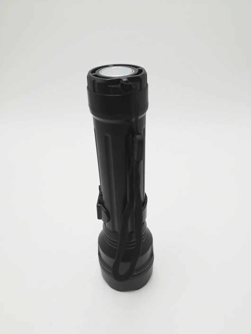 ABS Plastic Rechargeable Black LED Torch