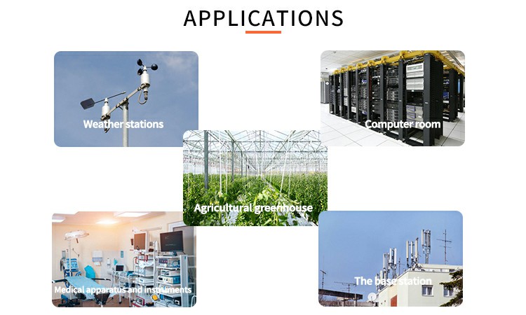 SHT20 SHT30 High Precision Soil Moisture Temperature And Humidity Sensor With I2C Output Cable And Probe Enclosure