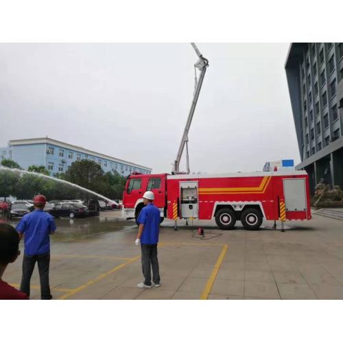 3000 galões que aumentam o caminhão de bombeiros da torre de água