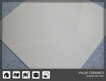 Full body porcelain tile, soluble salt tile