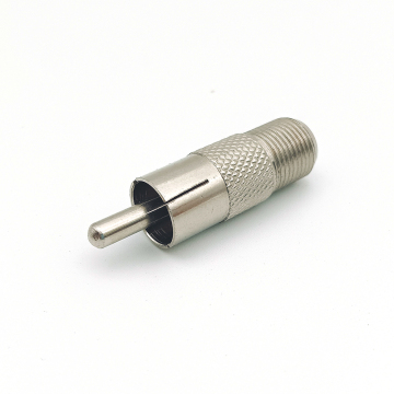 F-Type Female To RCA Male RF Coaxial Adapter