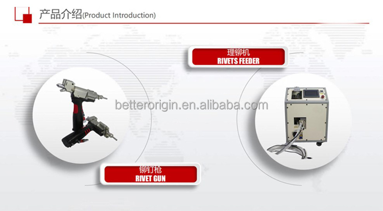Fully automatic pneumatic riveting nut rivet tool gun electric rivet gun
