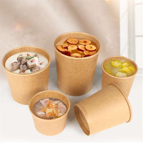 Paper salad ice cream dessert bowl food containers