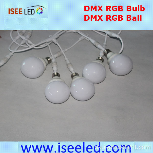 E27 Vandtæt LED -pære Dynamisk DMX 512 Kontrol