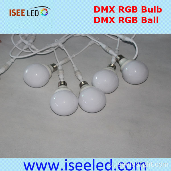E27 ජල ආරක්ෂිත LED BULB DYMANCIC DMX 512 පාලනය