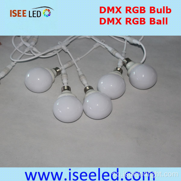 E27 LED i papërshkueshëm nga uji LED Dynamic DMX 512 Kontrolli