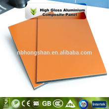 Exterior PVDF High gloss aluminum composite panel (ACP) wall decoraion materials