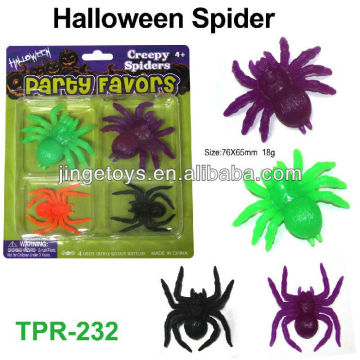 Halloween Spider toys/Halloween toys/TPR Spider/Plastic spider