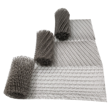 Gas liquid separator wire mesh SS 304 Knitted Wire Mesh