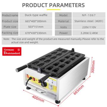 Waffle Maker commercial Belgian Waffle Maker Snack Machines sur les ventes