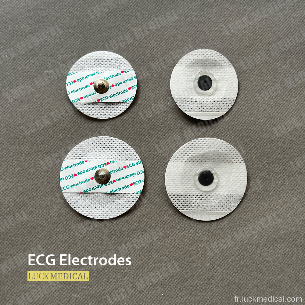 Tampons d&#39;électrode ECG ECG jetable ECG