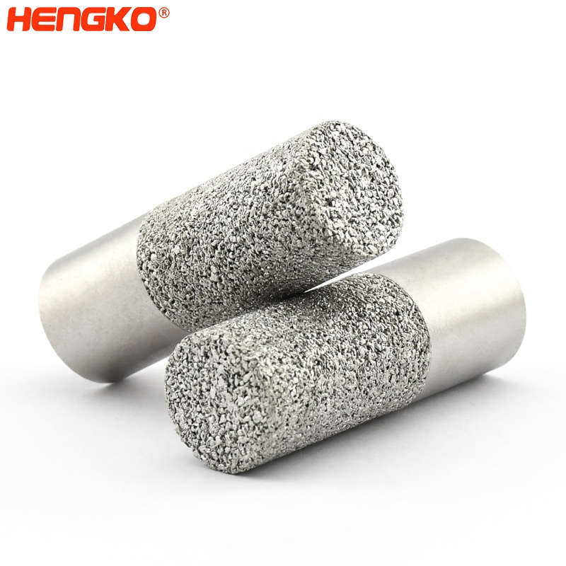 HNEGKO High quality sintered porous stainless steel waterproof sensor housing 60-90 microns for dew point sensor enclosure