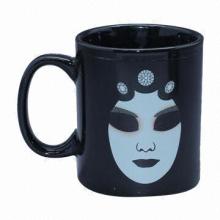 Chinese tradition face changing ceramic mugs cups