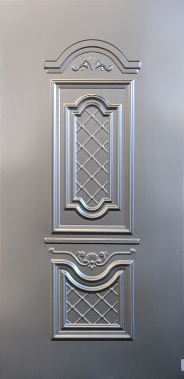 16 gauge embossed steel door plate