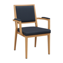 Custom Imported Senior Living Chairs: Aluminium, Upholstered Fabric Armchairs from China
